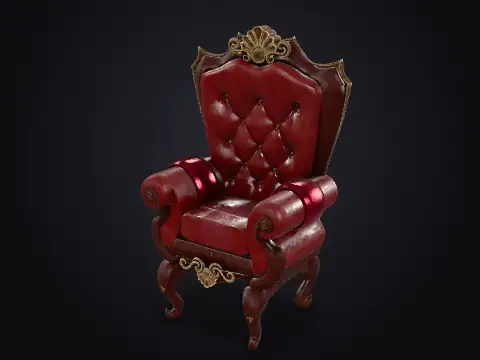 Antique Armchair 3D model