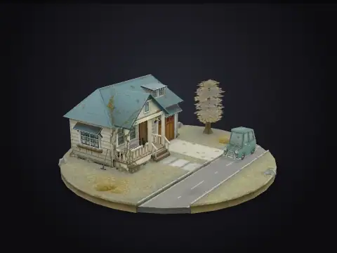 Autumn House 3D model