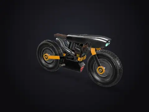 Cyberpunk Motorbike 3D model
