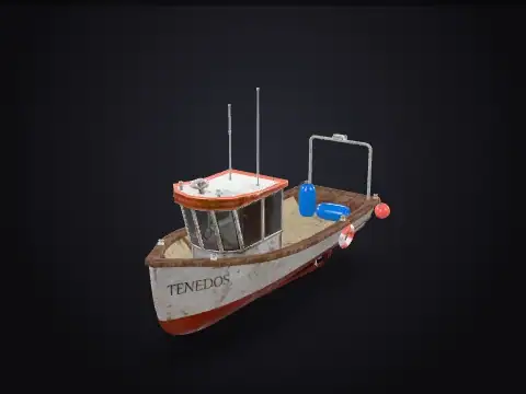 Fishing Boat 3D model