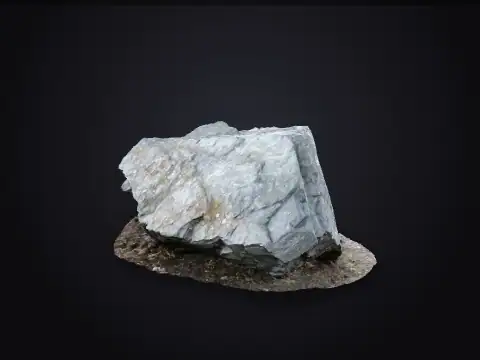 Grey Boulder (Photogrammetry) 3D model