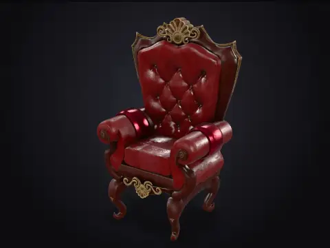 Antique Armchair 3D model
