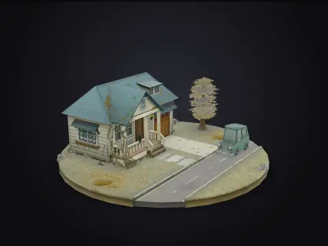 Autumn House 3D model