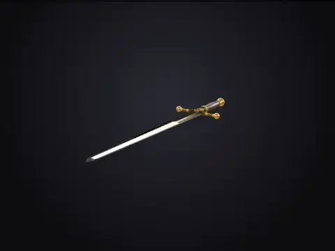 Knight's Longsword 3D model