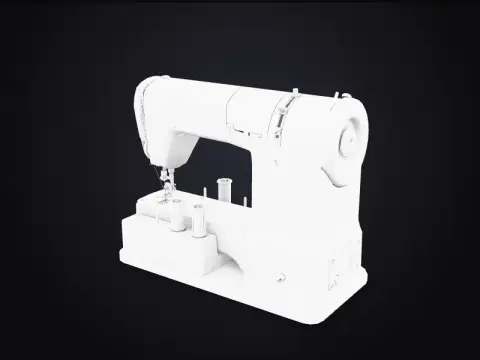 1950s Swiss Sewing Machine 3D model