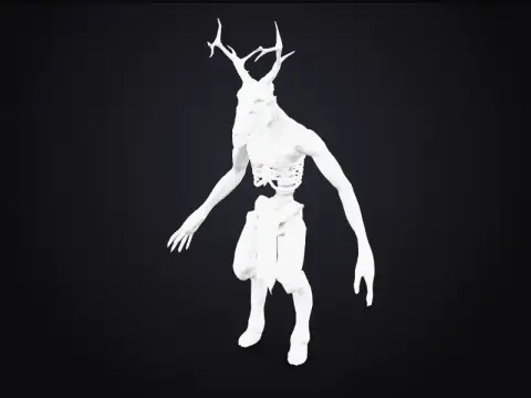 Wendigo Creature 3D model