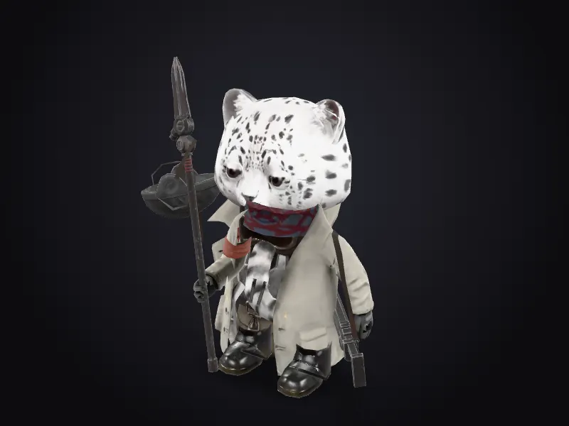 Stylised Cat 3D model